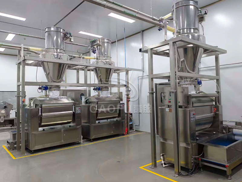 芝麻餅供粉系統(tǒng) 芝麻餅供粉系統(tǒng)客戶現(xiàn)場